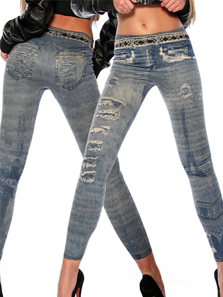 F8472-3 Fashion print leggings for women